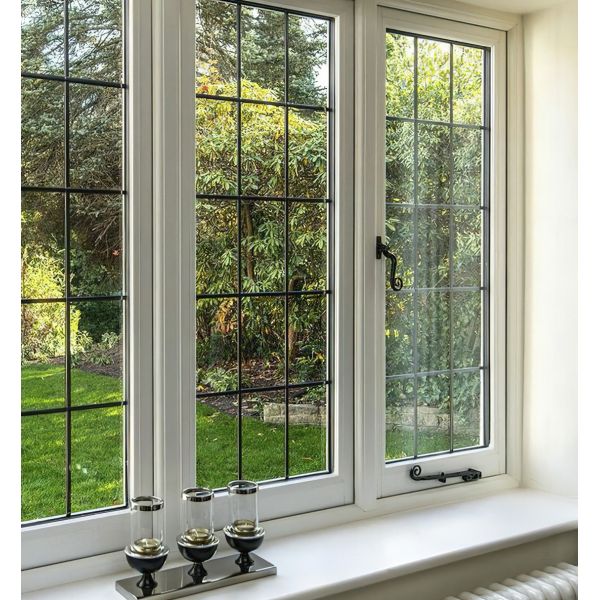 Modern French Style Aluminum Alloy Frame Stainless Steel Screen Waterproof Soundproof Windows for Kitchen Living Room Use
