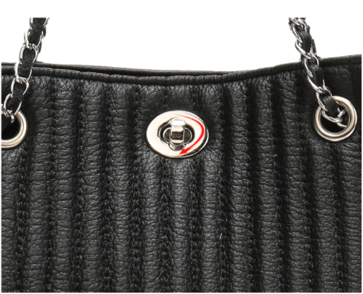 Sheepskin Bucket Womens Shoulder Handbags , Fashionable Skew Across Chain Bag