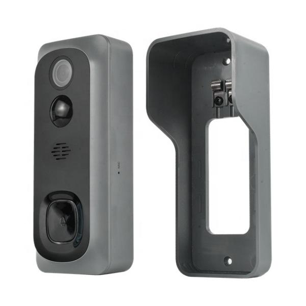 Anti Theft IP54 Smart Video Doorbell 1080p Hd Wireless Peephole Cam Door Bell