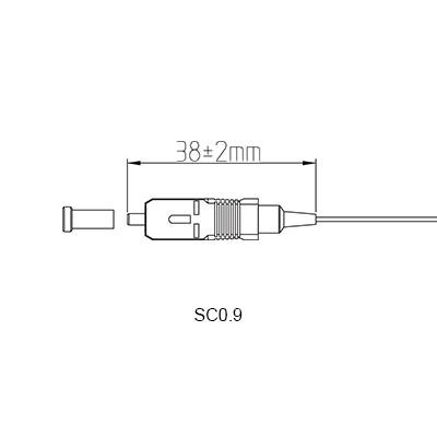 FTTX 0.9mm/2.0mm/3.0mm Singlemode Simplex SC APC Fiber Optic Connector Kit by Network
