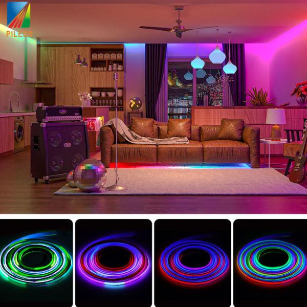 FCOB 24V DC Led Strip , RGB LED Pixel Strip WS2811 Addressable