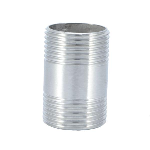 Round Head Stainless Steel Nipples for Pipe Fitting 201/304/316 Male Female Thread