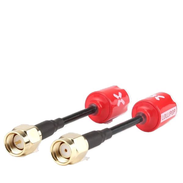 Super Mini 5.8G 2.5dBi SMA Male to Female & RP-SMA Male FPV Antenna Lollipop V4 Design for RC Drones & FPV Racing for FOXEER