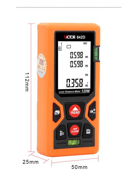 Finder Trena 100m 120m Laser Distance Meter 1.5V AAA Tape Rangefinder