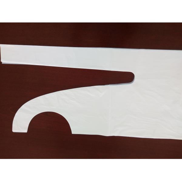 Eco Friendly Food Contact Plastic Cooking Aprons 69 X 107 Cm Oil Resistance