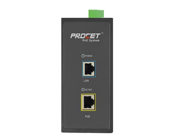 60 Watts DIN Rail PoE Injector 55Vdc 1.1Amp