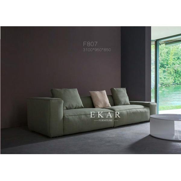 Fashion Modern Style Upholstery Metal Frame Leather 1+ 3 Seater Sofa set