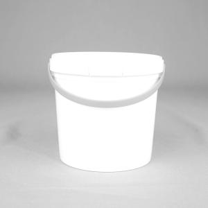 1L PP Greek Yogurt Bucket with Screw-On Lid