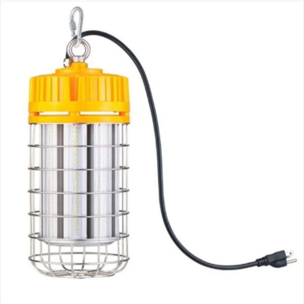 100W LED Temporary Work Light with 360° omnidirectional and uniform lighting output
