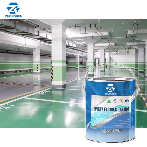 High Gloss Flat Floor Paint Liquid Coating Abrasion Resistance Heavy Duty Floor Paint