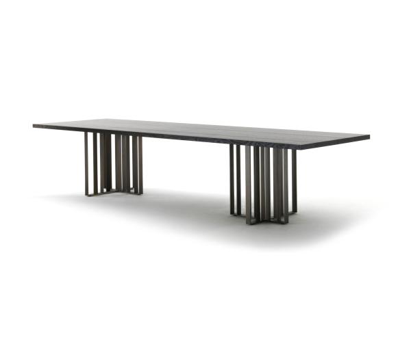 Solid Wood Top Restaurant Patio Furniture Dining Table Environmentally Friendly