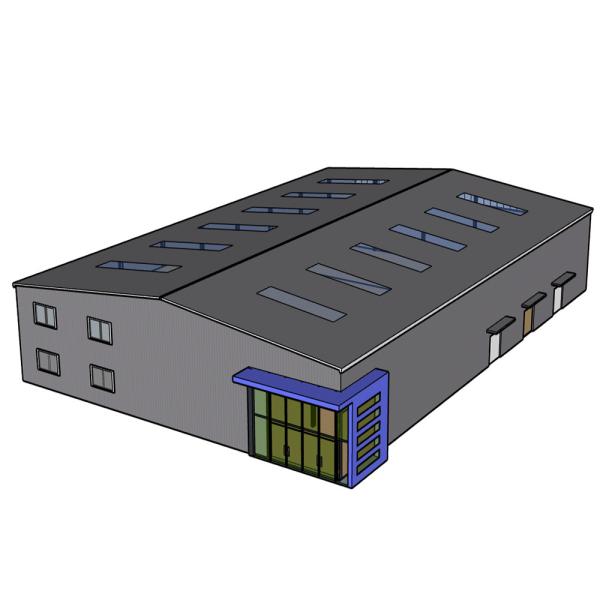 Multi Storey Peb Building Workshop Steel Structure Earthquake Resistant