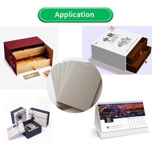 1mm 1.5mm mixed pulp laminated grey board/grey cardboard/grey chip board manufacturer