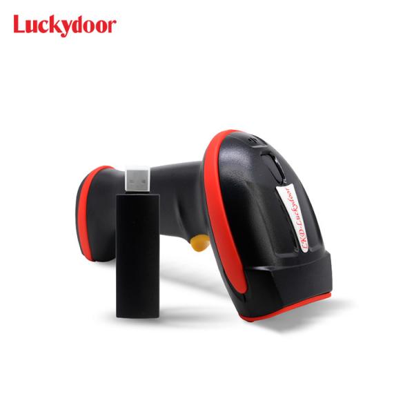 OEM Handheld 1D Scanner Gun Portable Wireless Laser Barcode Reader for Inventory USB Connection in Stock