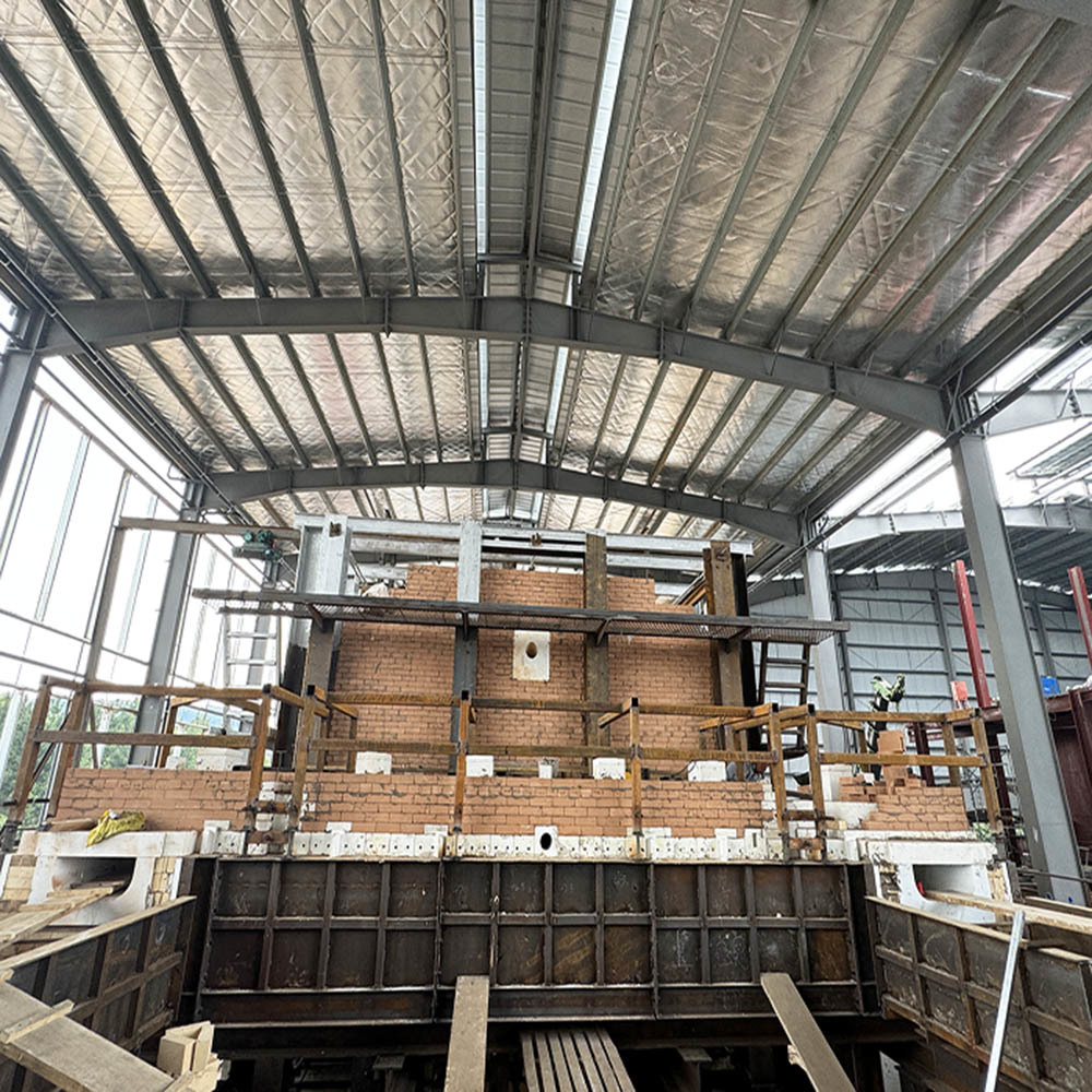 80TPD Industrial Complete‑Set Glass Melting Furnace System With Custom Refractory Lining For Glass Production Plant