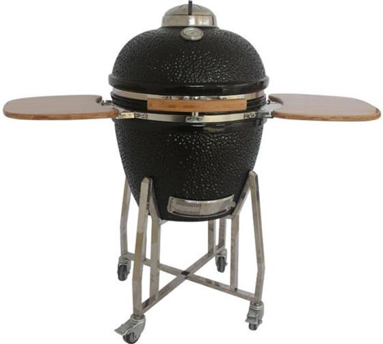 83kgs 475mm 22 Inch Kamado Grill With Hot Pot Telescopic Fork