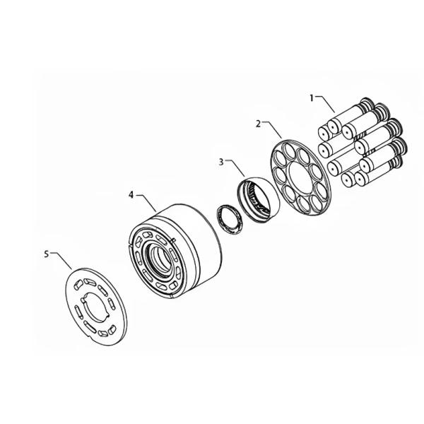 Pump Parts For Repair Sauer H1P130 Hydraulic Pump Repair Kit OEM Quality Huge Stock
