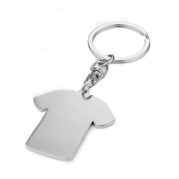 Custom Metal Bulk Sport Soccer Jersey Keychain Sublimation Blank Metal Keychain