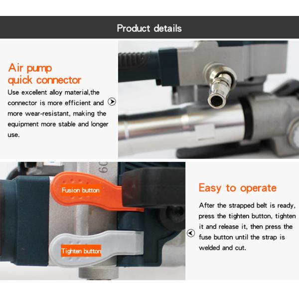 13-19mm Strap Size Manual Box Strapping Machine with Air Pressure Manual Operation