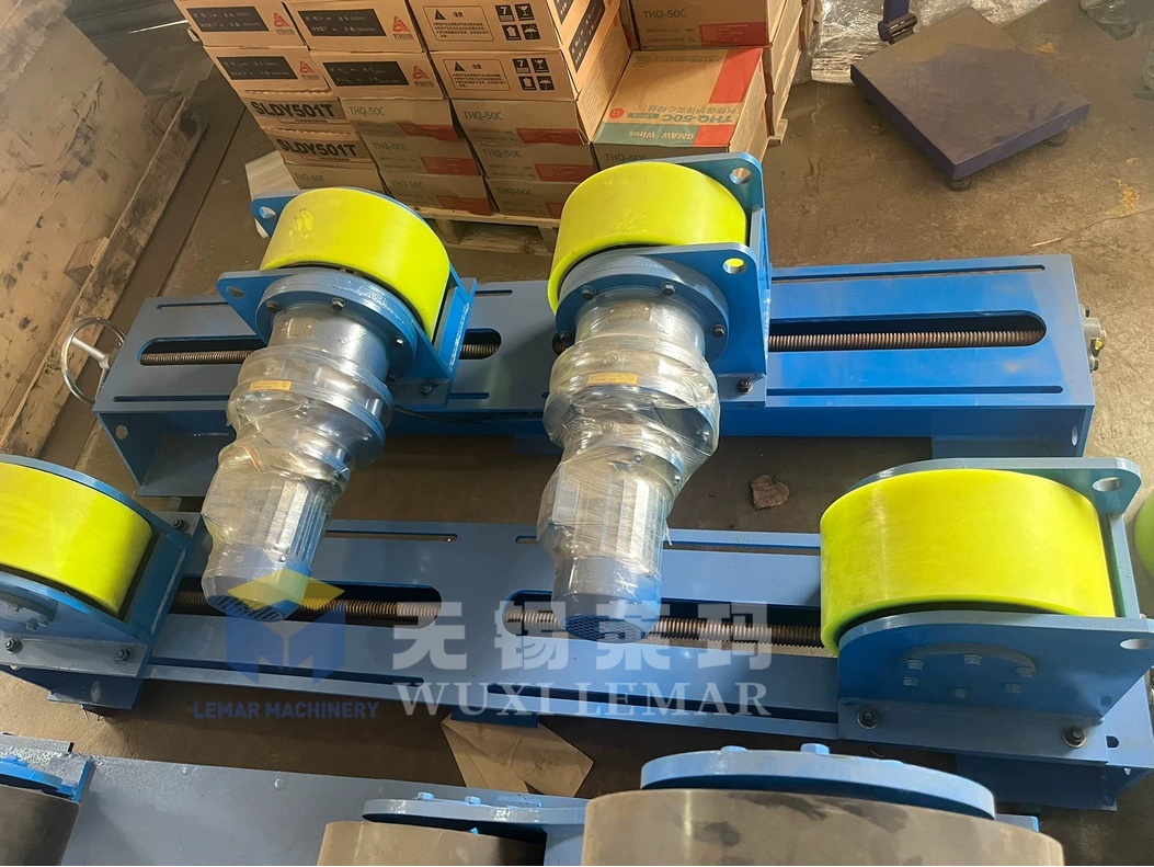 20 Ton Adjustable Turning Rolls | Heavy Duty Pressure Vessel Welding Rotator