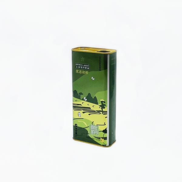 Rectangular Custom Printed Tin Cans , Tinplate Tin Can Food Packaging