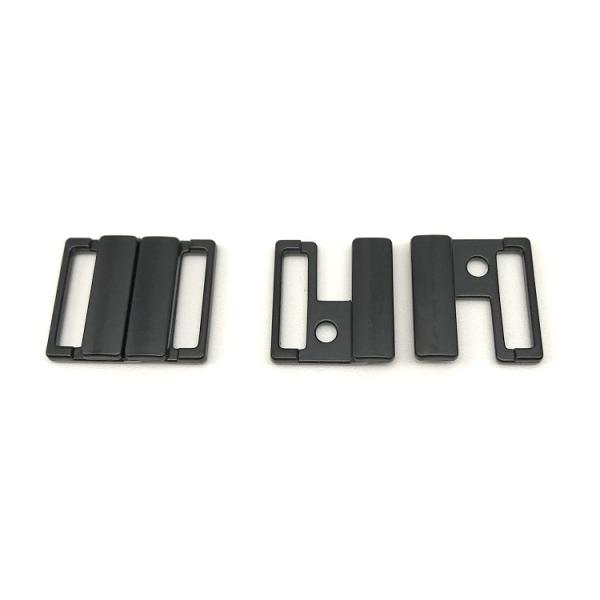 Niris Lingerie Custom Fashion High Quality Bikini Hardware Front Clasp Bra Buckle Swimwear Metal Accessories
