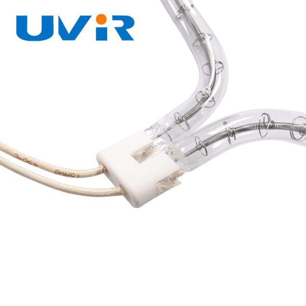 3D Clear Quartz Infrared Heating Element Tube 150-6000W