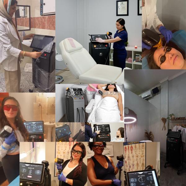 Professional Diode Laser Hair Removal Machine 1600W Ice Laser Machine Platinum Series