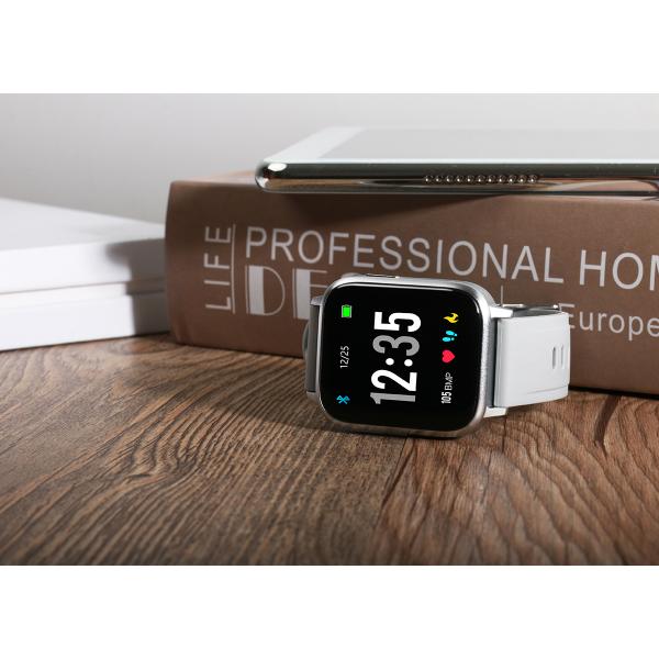 Relógio de pulso esperto delicado nórdico de Bluetooth com a faixa macia do silicone