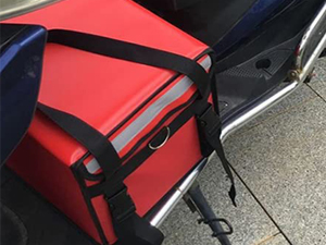 Large Rigid Insulated Delivery Food Bag Large Capacity Pizza Delivery Cooler Bag Backpack-style Delivery Insulated Box Large Capacity Foldable Waterproof