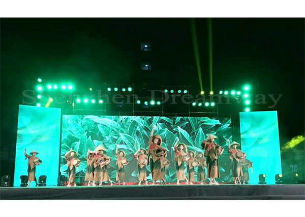1.875mm Pixel Pitch Indoor Rental Led Display , Led Stage Curtain Screen Customized