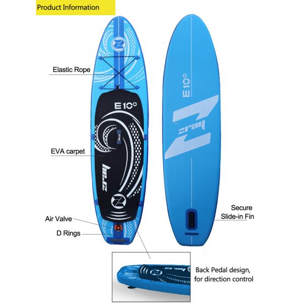 Fashion 110 Kg 15 PSI 297x76x13cm Mens Paddle Board