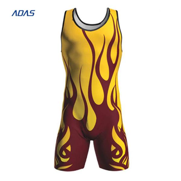 Breathable Youth Sublimated Women Wrestling Spandex Plain 200 Grams