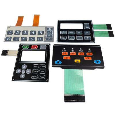 Clavier fait sur commande de panneau de clavier numérique de contact à membrane à micro-ondes de produit de qualité de Guangdong