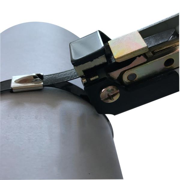 Polyester Coated Stainless Steel Cable Tie 4.6mm Metal Exhaust Wrap Straps