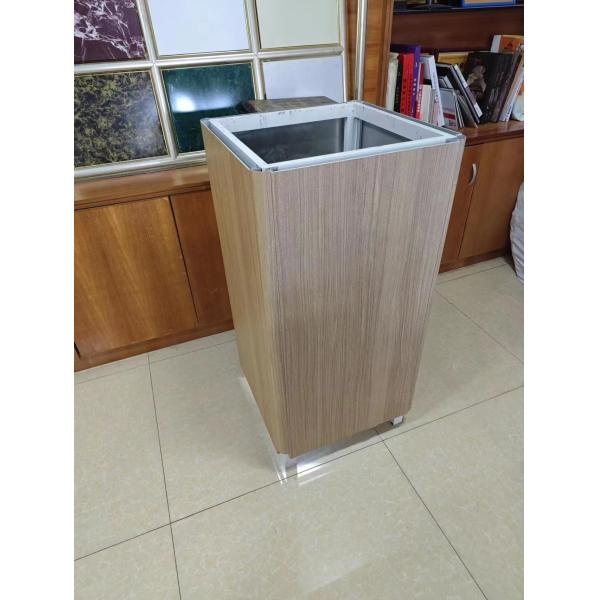 PVDF 6mm обшивает панелями, почищенная щеткой алюминиевая составная панель для кофейни