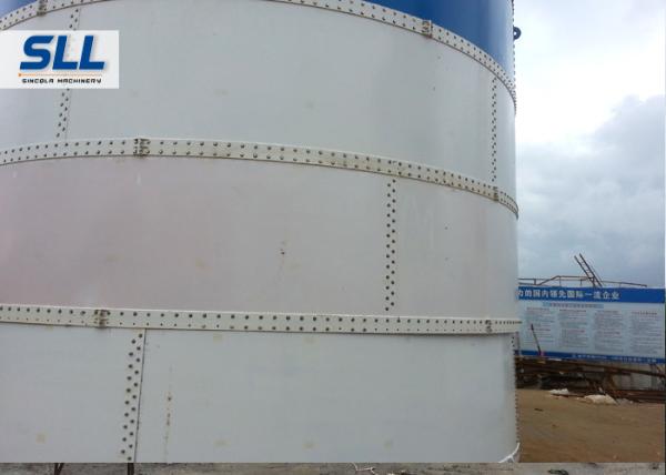 380V 400V 415V Portable Cement Silo , Lime Storage Silo Large Capacity