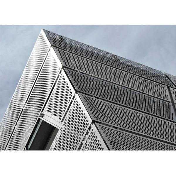 Expanded Weather Proof Aluminum Mesh Panel Customized For Building Decoration