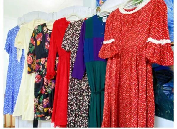 Knee Length Embroidered Cotton Second Hand Formal Wear Dresses