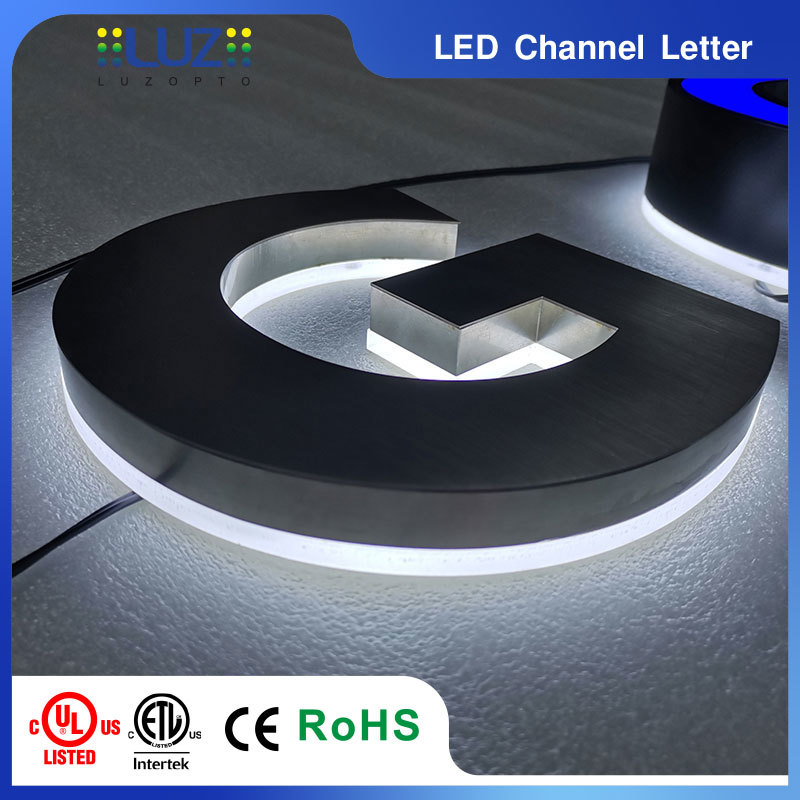 UL Listed 3D Frontlit and Halo Backlit LED Channel Letters for Business