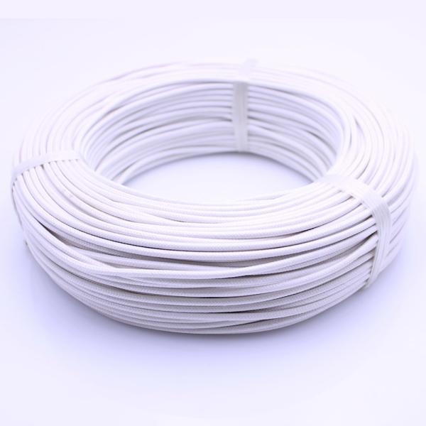 0.3mm 1.5mm 2.5mm Silicone Wire Cable Heat Resistant 300 Deg C Fiberglass Braided