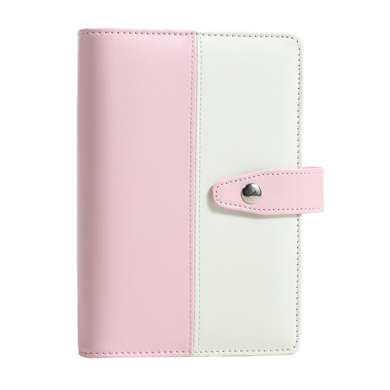 Personalised Refillable A6 A5 Leather Notebook PU Loose Leaf Magnetic Closure For Organizing