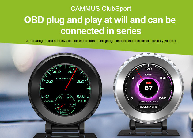Подключи и играй датчика Temp масла Autometer CAMMUS ClubSport 52mm