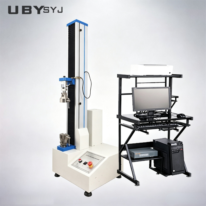 Single Column Economical Basic Tensile Strength Tester With Manual Load Adjustment