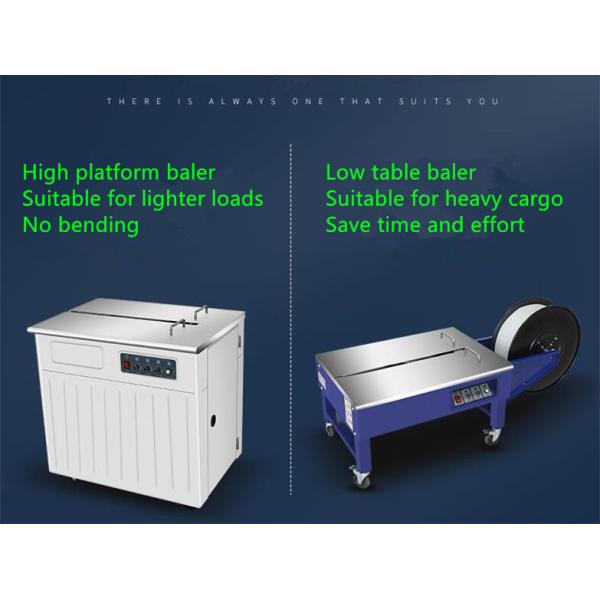 YS-A2C Double Motor High Table/Low Table PP Strapping Machine for Carton Packaging
