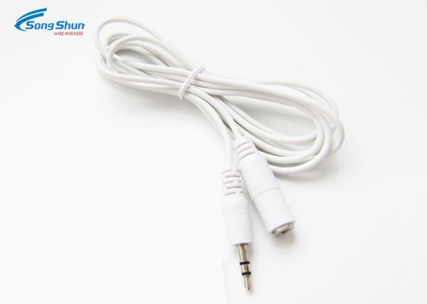 Earphone 3.5 Mm Audio Cord Industrial Wire Cable Harness For Amplifier Speaker