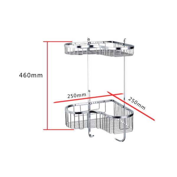 OEM гостиничная ванная комната угловая полка ванная комната