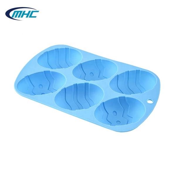 Силикон торта качества еды отливает прессформу в форму торта пасхального яйца Diy Handmade форменную