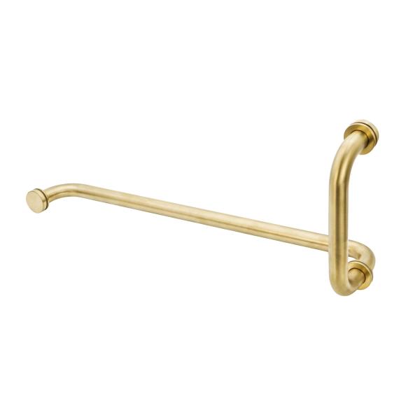 Внутренняя скользящая стеклянная дверная ручка из нержавеющей стали SS 304 с полированной отделкой