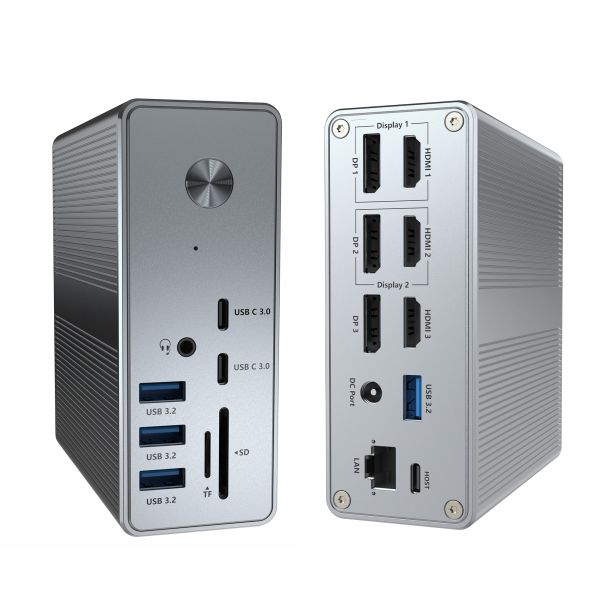 DC36-X1 MST Laptop Docking Station With 60Hz Display Support And Up To 10Gbps